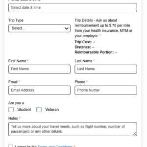 Booking Manager Pro Form